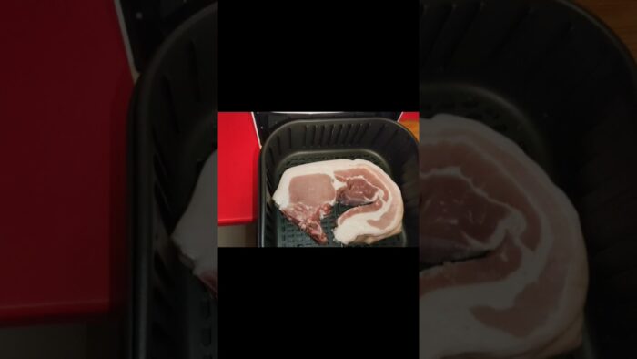 #Chuletón de #Cerdo 🐷 Freidora de Aire #short