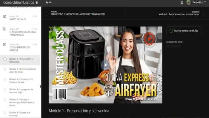 Cocina Express con Airfryer CURSO DIGITAL– Recetas fáciles con FREIDORA de AIRE + Revision