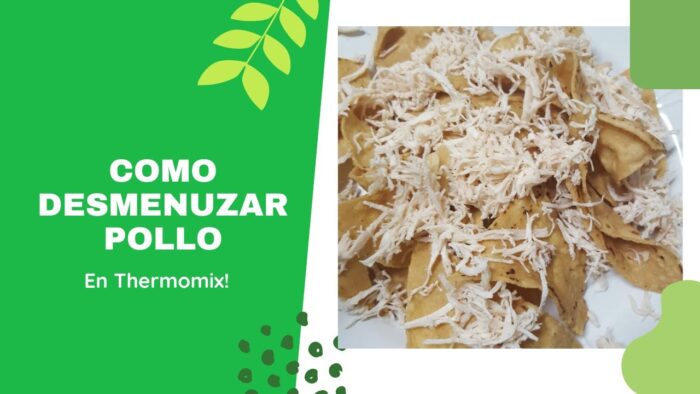 Como desmenuzar pollo en thermomix 👉RAPIDÍSIMO 👈