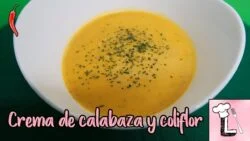 Como hacer CREMA DE CALABAZA Y COLIFLOR al Tomillo | Receta Thermomix