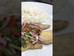 Cómo preparar pescado frito ecuatoriano en una freidora de aire!