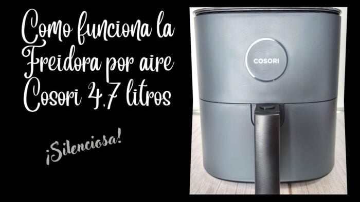 Como usar por primera vez una freidora de aire COSORI 4 7L