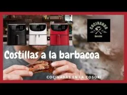 Costillas barbacoa en freidora de aire cosori