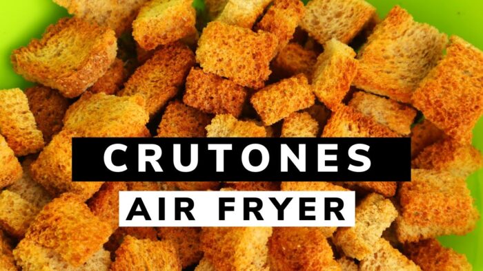 Crutones en freidora de aire / air fryer