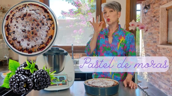 💥🫐 DELICIOSO PASTEL DE MORAS 🫐💥 con Thermomix® #TM6 #TM5 #TM31 🔝