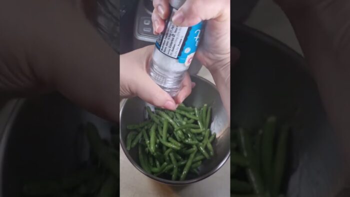 Ejotes en Freidora de Aire! #shorts #short #airfryer #recetas #ejotes #cocinaconhildaalejandra