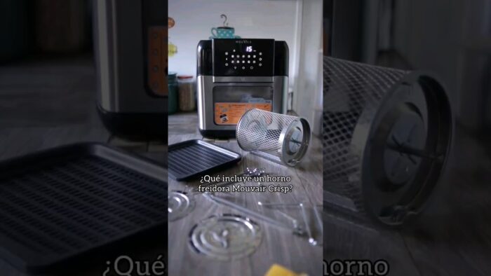 El horno freidora de aire Mouvair Crisp incluye una variedad de accesorios 😍 #sinaceite #cocinafacil