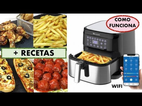 FREIDORA DE AIRE SIN ACEITE, PROSCENIC T21, Recetas y Como Funciona
