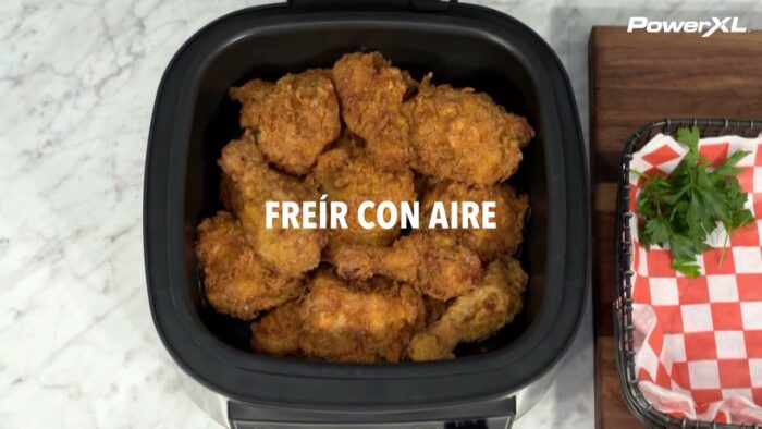 Freidora de aire PowerXL digital 12 en 1 y parrilla gran capacidad 5.7L