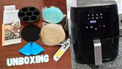 Freidora de aire RAMJOY,  con recetario y accesorios prácticos #unboxing #unboxingramjoy #airfryer
