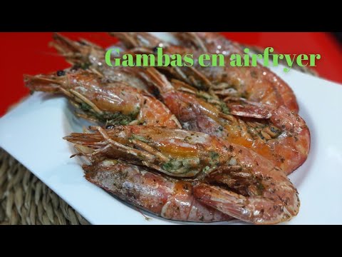 GAMBAS EN FREIDORA DE AIRE CECOTEC 🦐🦐. Fácil, rápido y sin ensuciar 🤩
