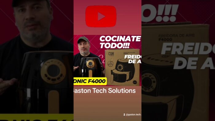 Gadnic Freidora de aire F4000 Unboxing y Review #gadnic #freidoradeaire #airfryer