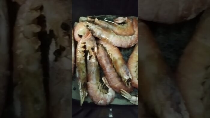 Gambones en freidora de aire