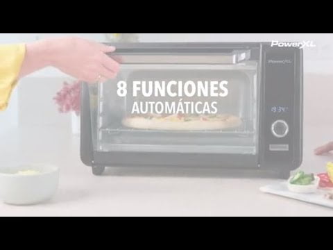 Horno eléctrico freidora de aire PowerXL™ digital 8 funciones airfryer hornea asa y más, TOD3415B-LA
