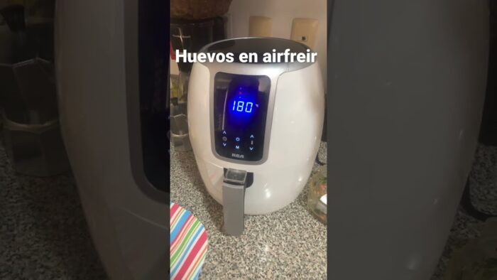 Huevos en freidora de aire