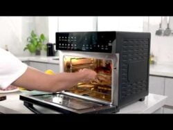 LLIVEKIT Freidora sin Aceite 26L, 1700W Freidora de Aire Caliente, 12 en 1 Air Fryer