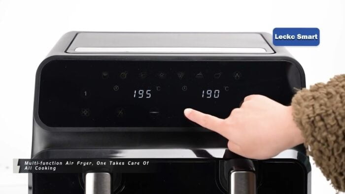 LS-TWT802T smart kitchen appliance 6.5L Air Fryer freidora de aire double draw