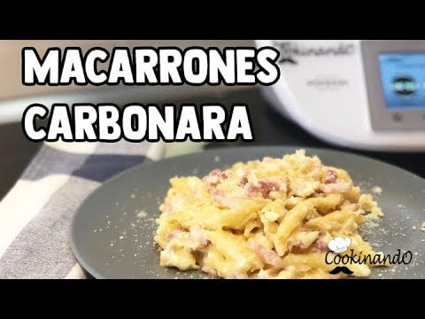 MACARRONES CARBONARA THERMOMIX