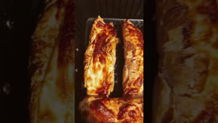 Mejor que tostado , en la freidora de aire , aderezo  , pan y queso y listo