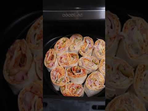 🍕 Mini rolls de pizza en freidora de aire 🍕 Hoy os traigo una receta fácil, rápida y riquísima para