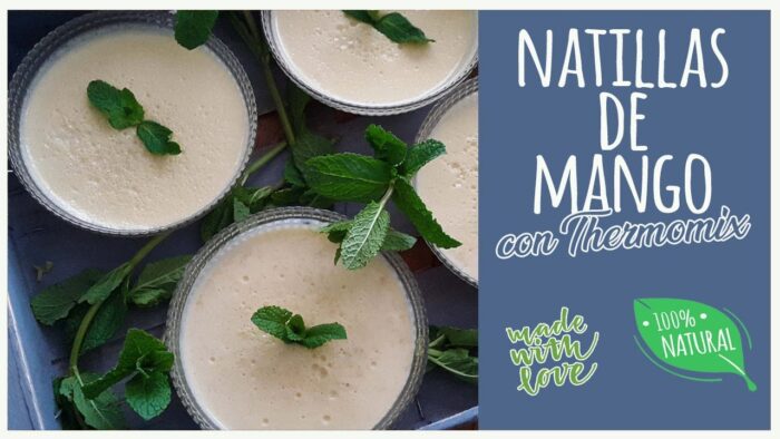 Natillas de mango con Thermomix