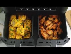 Ninja Foodi Dual Zone Air Fryer, Freidora sin aceite, 7.6L
