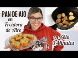 PAN DE AJO en FREIDORA de AIRE *Pan en FREIDORA SIN ACEITE* RECETAS AIR FRYER
