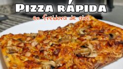 PIZZA RÁPIDA en la freidora de aire | RECETAS CON LA COSORI