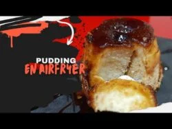PUDIN EN FREIDORA DE AIRE. Receta de aprovechamiento #airfryer #cosori