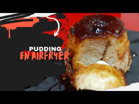 PUDIN EN FREIDORA DE AIRE. Receta de aprovechamiento #airfryer #cosori