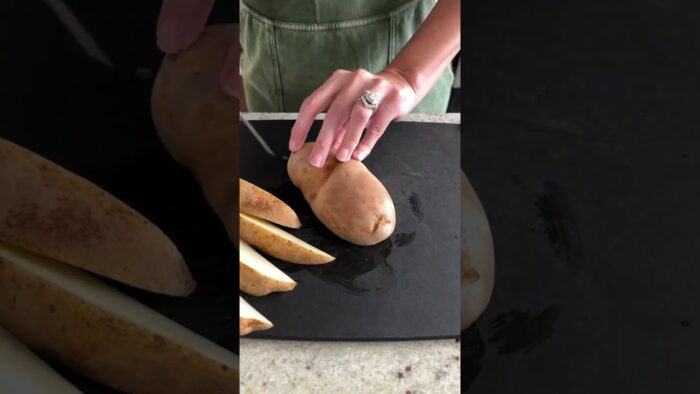 Papas en la freidora de aire (air fryer) #receta