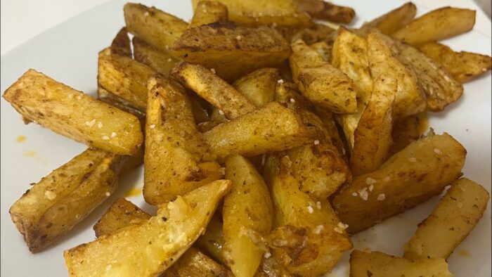 Patatas especiadas en freidora de aire ! #comida #comidasaludable #comidasana #cocina #comidareal