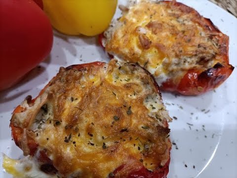 🌿Pimientos en FREIDORA DE AIRE| Rosa cocinando