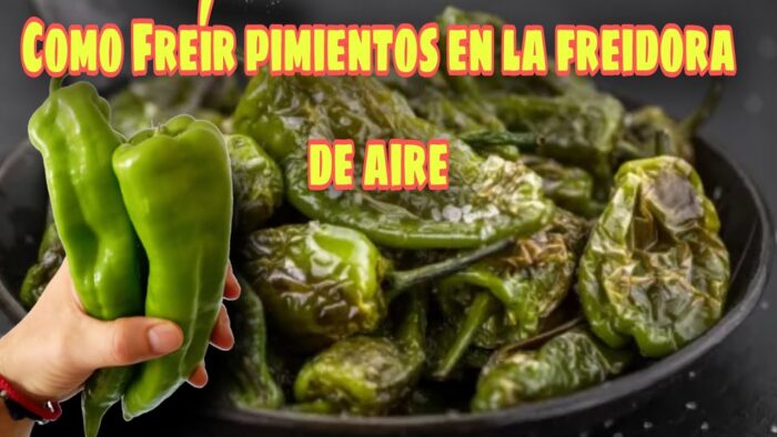Pimientos fritos irresistibles en la freidora de aire 🫑✅