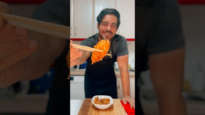 Pollo frito en la freidora de aire🤩🤩!! Riquísimo y en solo unos minutos 😋👍🏻