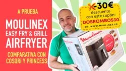 🔥Pruebo la AirFryer Moulinex Easy Fry & Grill y la comparo con la Cosori XXL y la Princess