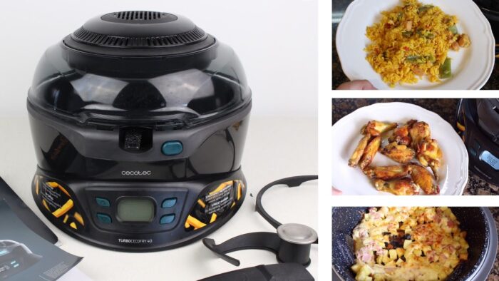 REVIEW TURBO CECOFRY 4D HEALTHY DE CECOTEC | Nueva freidora de aire + 3 platos en ella