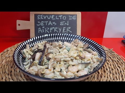 REVUELTO DE SETAS EN FREIDORA DE AIRE #cosori #airfryer #freidoradeaire