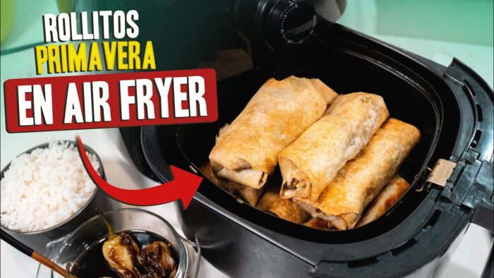 ROLLITOS PRIMAVERA EN FREIDORA DE AIRE (SPRING ROLLS) | Recién Cocinados