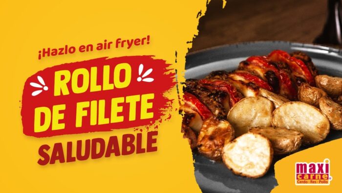 Rollo de Filete de Cerdo en Air Fryer | HAZLO CON MAXICARNE