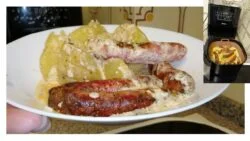 SALCHICHAS FRESCAS con nata / en airfryer /sin gluten/freidora de aire
