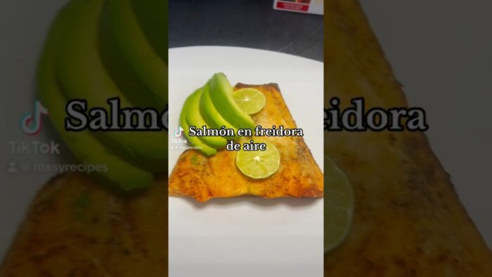SALMON EN FREIDORA DE AIRE #airfryer #airfryerrecipes