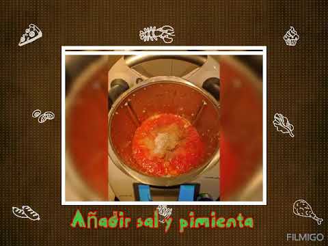 Salsa de tomate estilo italiano con Thermomix