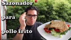 Sazonador para pollo frito | Milanesa (pechuga) de pollo saludable | receta en freidora de aire