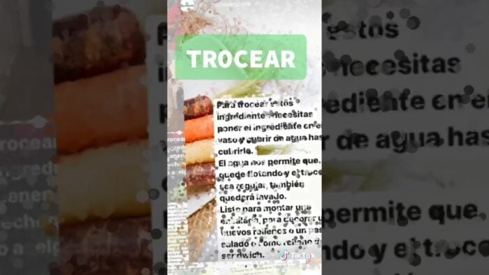 TRUCO TROCEAR CON THERMOMIX