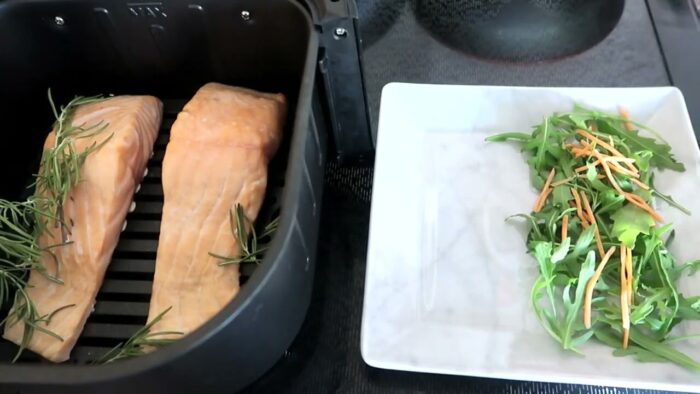 Tiempo De Cocion Del Salmon en la  AIR FRYER o FREIDORA DE AIRE @LACHEFNAYELI