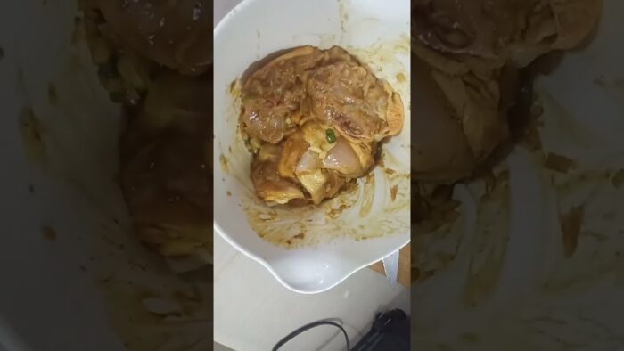 Tiempo de cocinar, delicioso pollo asado en freidora de aire #pollo #airfryer #cocinar #hazlo