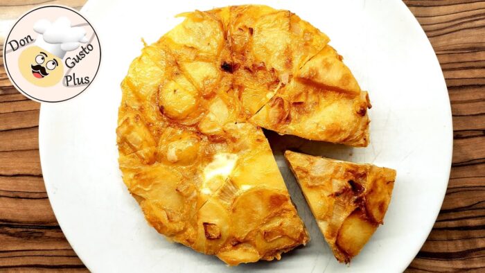 Tortilla de patata | Freidora de aire / freidora sin aceite (air fryer) || Receta