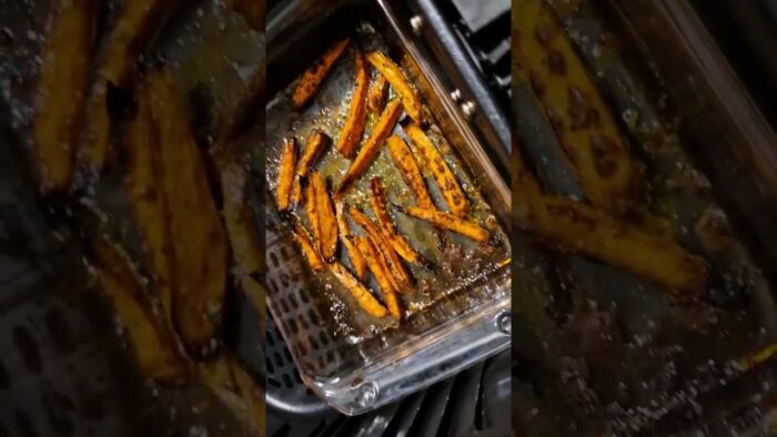 Zanahoria asada a la miel en freidora de aire Cosori Air fryer