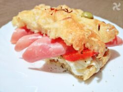 Focaccia rápida rellena